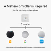 TQ1 Smart Thermostat - White