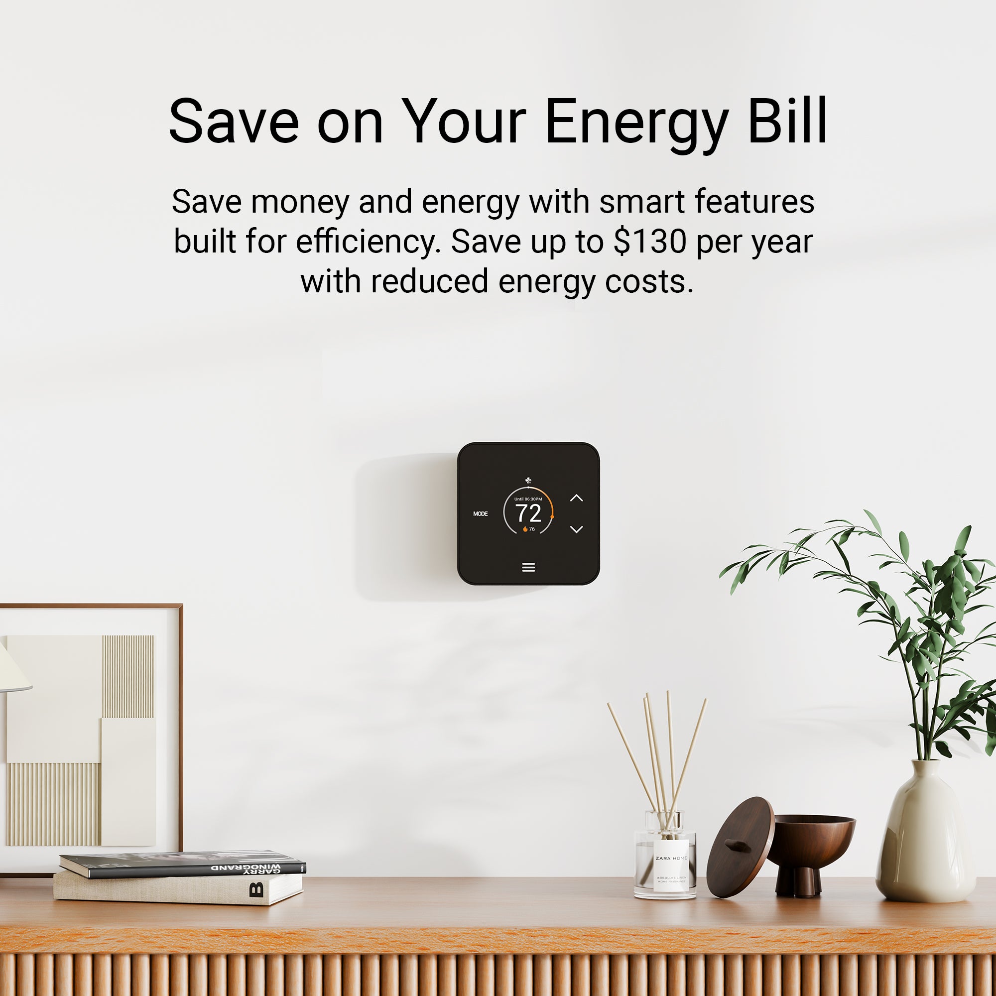 TQ1 Smart Thermostat - Black