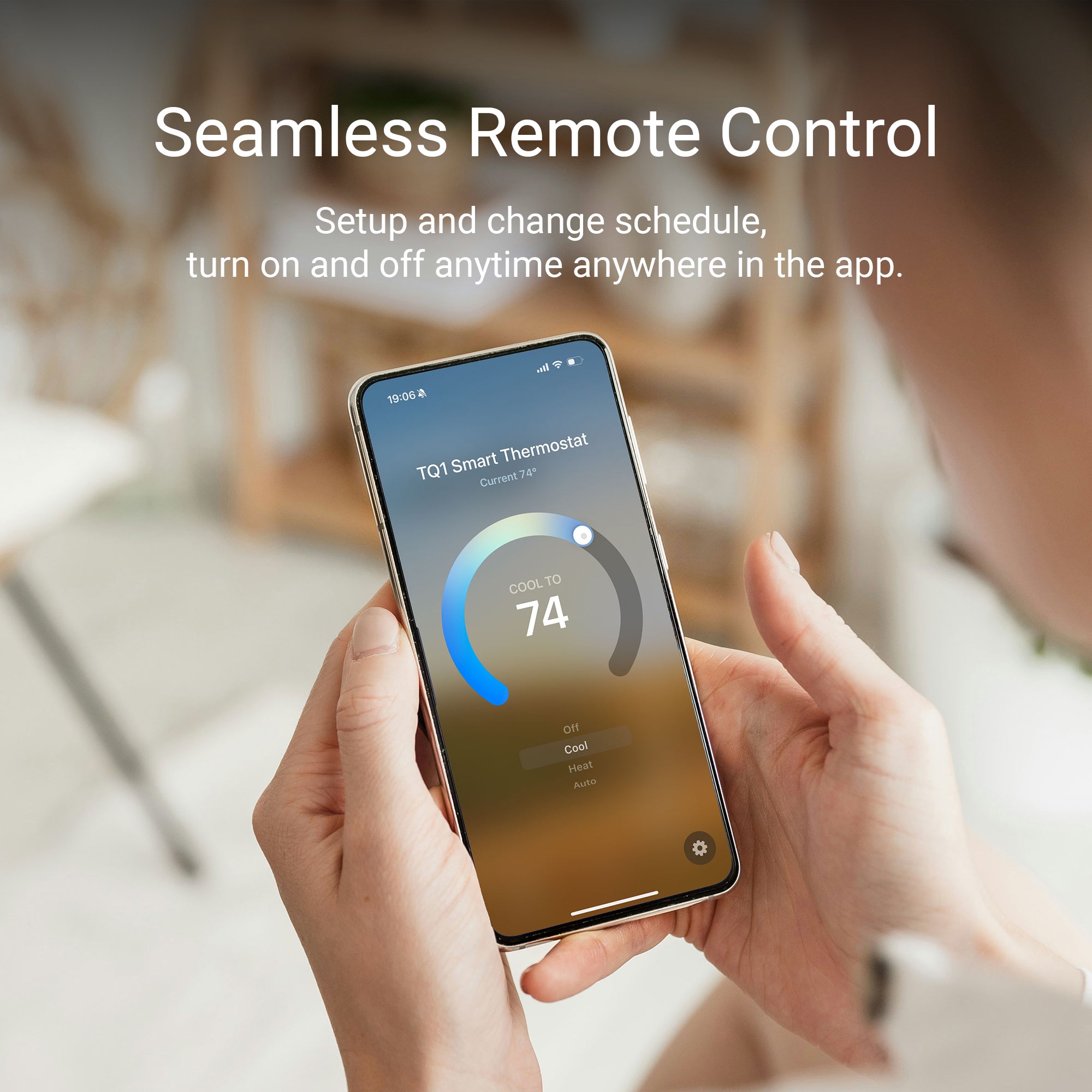 TQ1 Smart Thermostat - Black