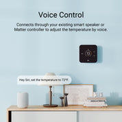 TQ1 Smart Thermostat - Black